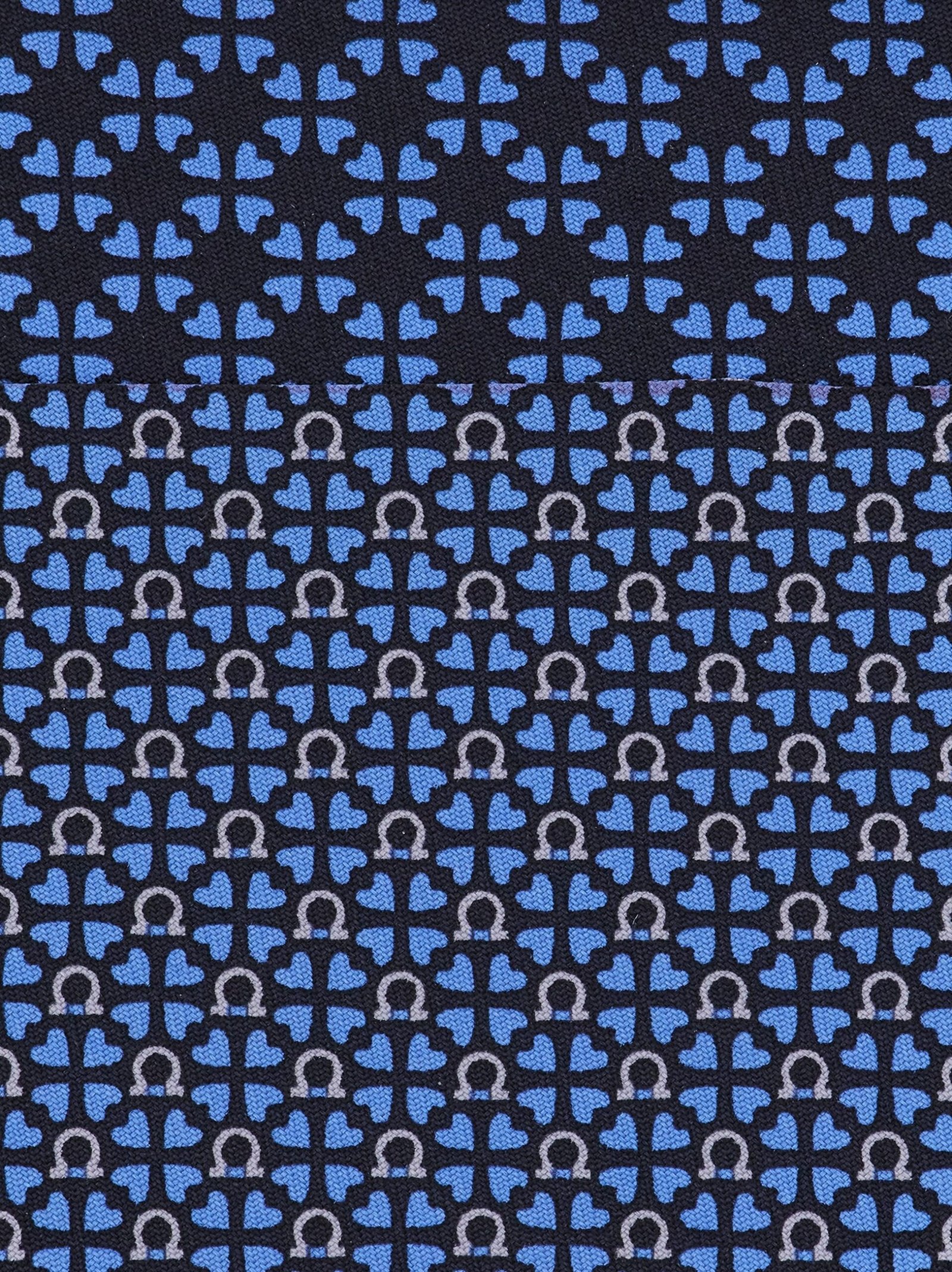 784220_01_r20 Gancini & Hearts Reversible Silk Tie - Image 4