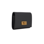 Edna Knotted-Strap Turn-Lock Wallet