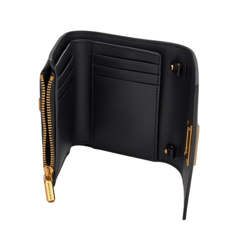 Add a heading (21) Edna Knotted-Strap Turn-Lock Wallet - Image 5