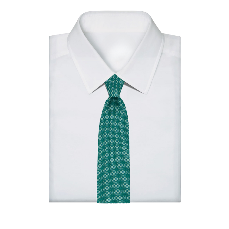 Black Yellow Brush Streetwear Brand Logo (14) Gancini & Hearts Reversible Silk Tie - Image 3